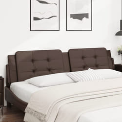 Cuscino Testiera Marrone 200 cm in Similpelle Vidaxl 71219
