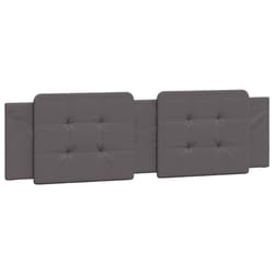 VidaXL 374886 testiera e pedana Grigio