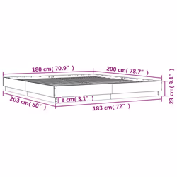 VidaXL 3209835 rete a doghe - Vista aggiuntiva 7