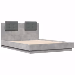 Giroletto Testiera Grigio Cemento 135x190 cm Legno Multistratocod mxl 93087 - Vista aggiuntiva 3