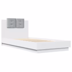 Giroletto con Testiera e LED Bianco 90x200 cmcod mxl 114698 - Vista aggiuntiva 3