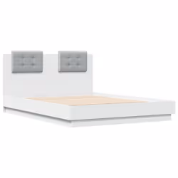 Giroletto con Testiera e LED Bianco 140x190 cmcod mxl 114691 - Vista aggiuntiva 3