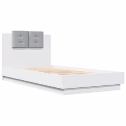 Giroletto con Testiera e LED Bianco 90x190 cmcod mxl 114829 - Vista aggiuntiva 3