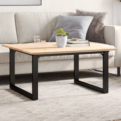 Telaio Gambe a o per Tavolino da Salotto 70x60x43 cm in Acciaio - Vidaxl