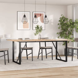 Vidaxl - Telaio Gambe a o per Tavolo da Pranzo 160x80x73 cm in Ghisa