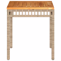 VidaXL 365865 tavolo da esterno Beige, Marrone - Vista aggiuntiva 4