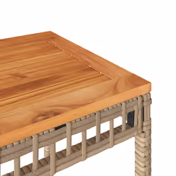 VidaXL 365865 tavolo da esterno Beige, Marrone - Vista aggiuntiva 7