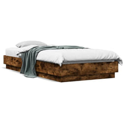 Giroletto con led Rovere Fumo 90x200 cm Vidaxl 91605