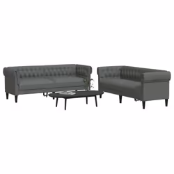 VidaXL 3209192 set di mobili per soggiorno Grigio