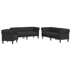 VidaXL 3209193 set di mobili per soggiorno Nero