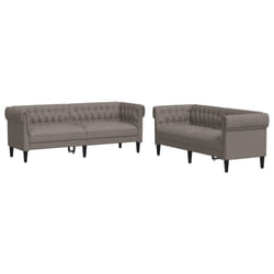 VidaXL 3209196 set di mobili per soggiorno Grigio talpa