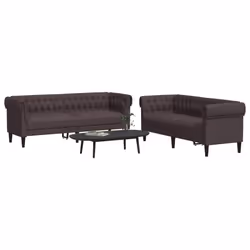 VidaXL 3209203 set di mobili per soggiorno Marrone - Vista aggiuntiva 2