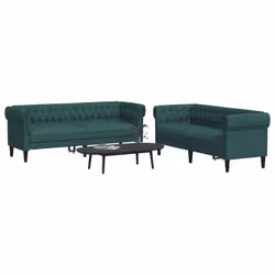 VidaXL 3209204 set di mobili per soggiorno Verde - Vista aggiuntiva 2