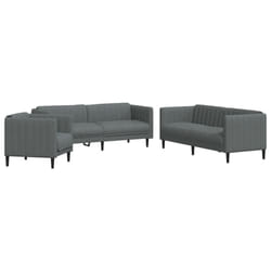 VidaXL 3209230 set di mobili per soggiorno Grigio