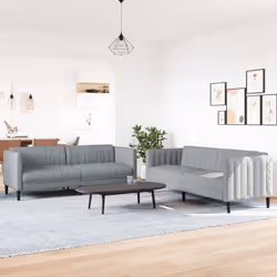VidaXL 3209238 set di mobili per soggiorno Grigio