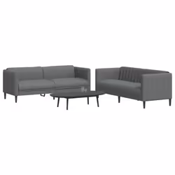 VidaXL 3209239 set di mobili per soggiorno Grigio