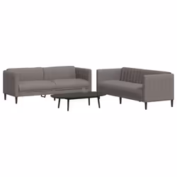 VidaXL 3209243 set di mobili per soggiorno Grigio talpa