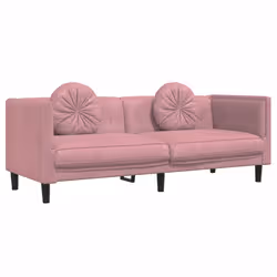 VidaXL 3209250 set di mobili per soggiorno Rosa Legno compensato, Legno - Vista aggiuntiva 6