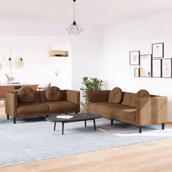 VidaXL 3209256 set di mobili per soggiorno Marrone