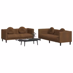 VidaXL 3209256 set di mobili per soggiorno Marrone