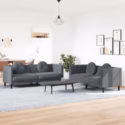 VidaXL 3209258 set di mobili per soggiorno Grigio