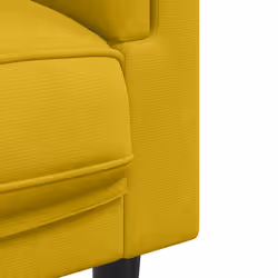 VidaXL 3209263 set di mobili per soggiorno Giallo Legno compensato, Legno - Vista aggiuntiva 6