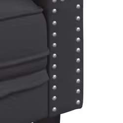 VidaXL 3209274 set di mobili per soggiorno Nero Legno compensato, Legno - Vista aggiuntiva 6