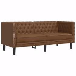 VidaXL 3209276 set di mobili per soggiorno Marrone Legno compensato, Legno - Vista aggiuntiva 5