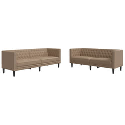 VidaXL 3209279 set di mobili per soggiorno Cappuccino Legno compensato, Legno