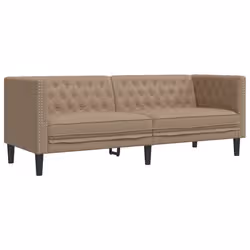 VidaXL 3209279 set di mobili per soggiorno Cappuccino Legno compensato, Legno - Vista aggiuntiva 4