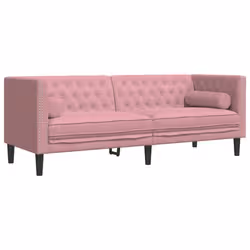 VidaXL 3209284 set di mobili per soggiorno Rosa Legno compensato, Legno - Vista aggiuntiva 4