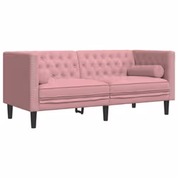 VidaXL 3209284 set di mobili per soggiorno Rosa Legno compensato, Legno - Vista aggiuntiva 5