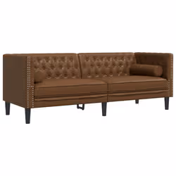 VidaXL 3209290 set di mobili per soggiorno Marrone Legno compensato, Legno - Vista aggiuntiva 4