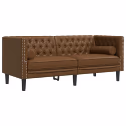 VidaXL 3209290 set di mobili per soggiorno Marrone Legno compensato, Legno - Vista aggiuntiva 5