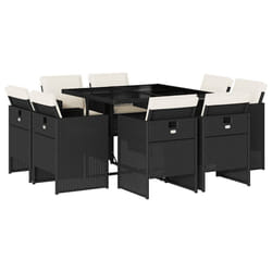 VidaXL 3210657 set mobili da esterno Crema, Bianco
