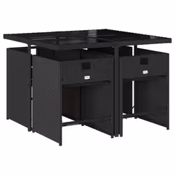 VidaXL 3211084 set mobili da esterno Crema, Bianco - Vista aggiuntiva 3