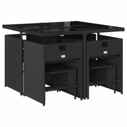 VidaXL 3211144 set mobili da esterno Crema, Bianco - Vista aggiuntiva 3