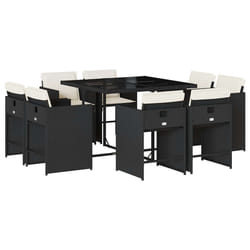 VidaXL 3211198 set mobili da esterno Crema, Bianco