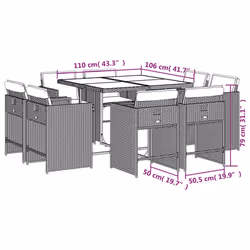 VidaXL 3211200 set mobili da esterno - Vista aggiuntiva 8