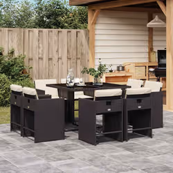 VidaXL 3211204 set mobili da esterno Crema, Bianco - Vista aggiuntiva 2