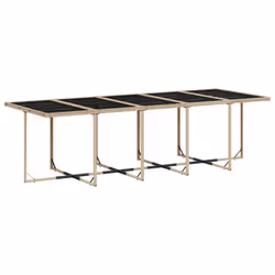 Set Pranzo da Giardino 15 pz con Cuscini Beige Misto Polyrattancod mxl 114052 - Vista aggiuntiva 3