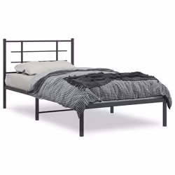 VidaXL 355565, Nero, 1870 mm, 2,07 m, 900 mm, 1800 x 2000 mm, 26 cm