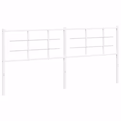 VidaXL 355648, Bianco, Acciaio, 2 m, 2060 mm, 90 cm, 30 mm