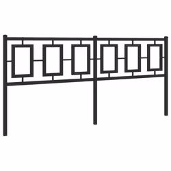 VidaXL 374278, Nero, Acciaio, 193 cm, 1980 mm, 91 cm, 30 mm