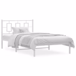 Giroletto con Testiera Metallo Bianco 107x203 cmcod mxl 87867 - Vista aggiuntiva 2