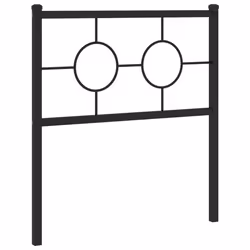 VidaXL 376252, Nero, Acciaio, 75 cm, 800 mm, 91 cm, 30 mm