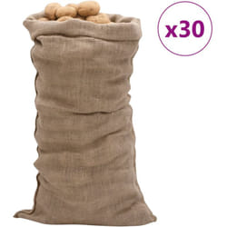 vidaXL Sacchi di Iuta 30pz 65x135 cm 100% Iuta 220 gsm