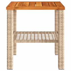 VidaXL 366272 tavolo da esterno Beige, Marrone - Vista aggiuntiva 4