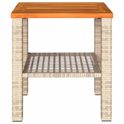 VidaXL 366272 tavolo da esterno Beige, Marrone - Vista aggiuntiva 5