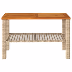VidaXL 366275 tavolo da esterno Beige, Marrone - Vista aggiuntiva 4